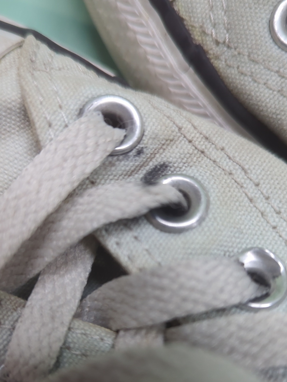 Classic Low-Top Canvas Sneakers in Light Green - Picture 8 of 8